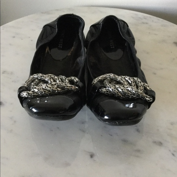 Nine West Leather Ballet Flats - Picture 2 of 4